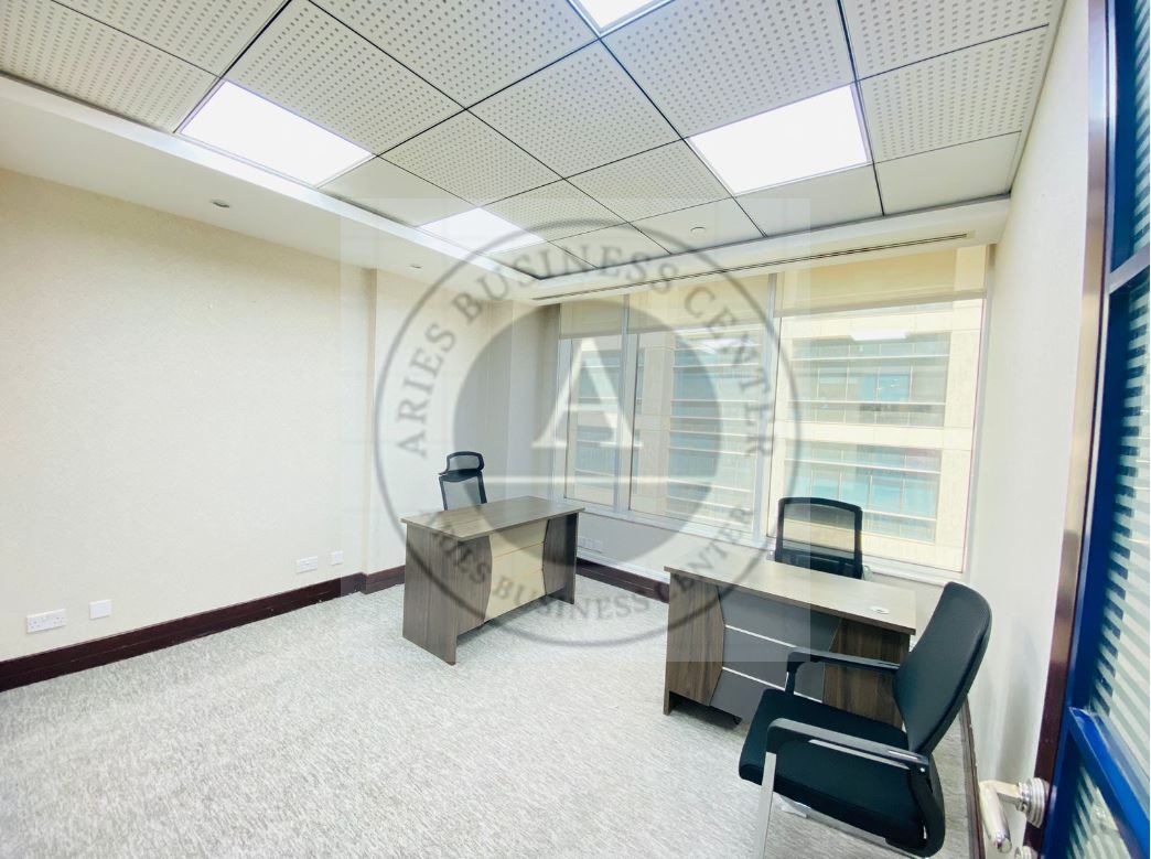 FURNISHED OFFICE WITH EJARI | MULTIPLE CHEQUES | NEAR BUS AND METRO