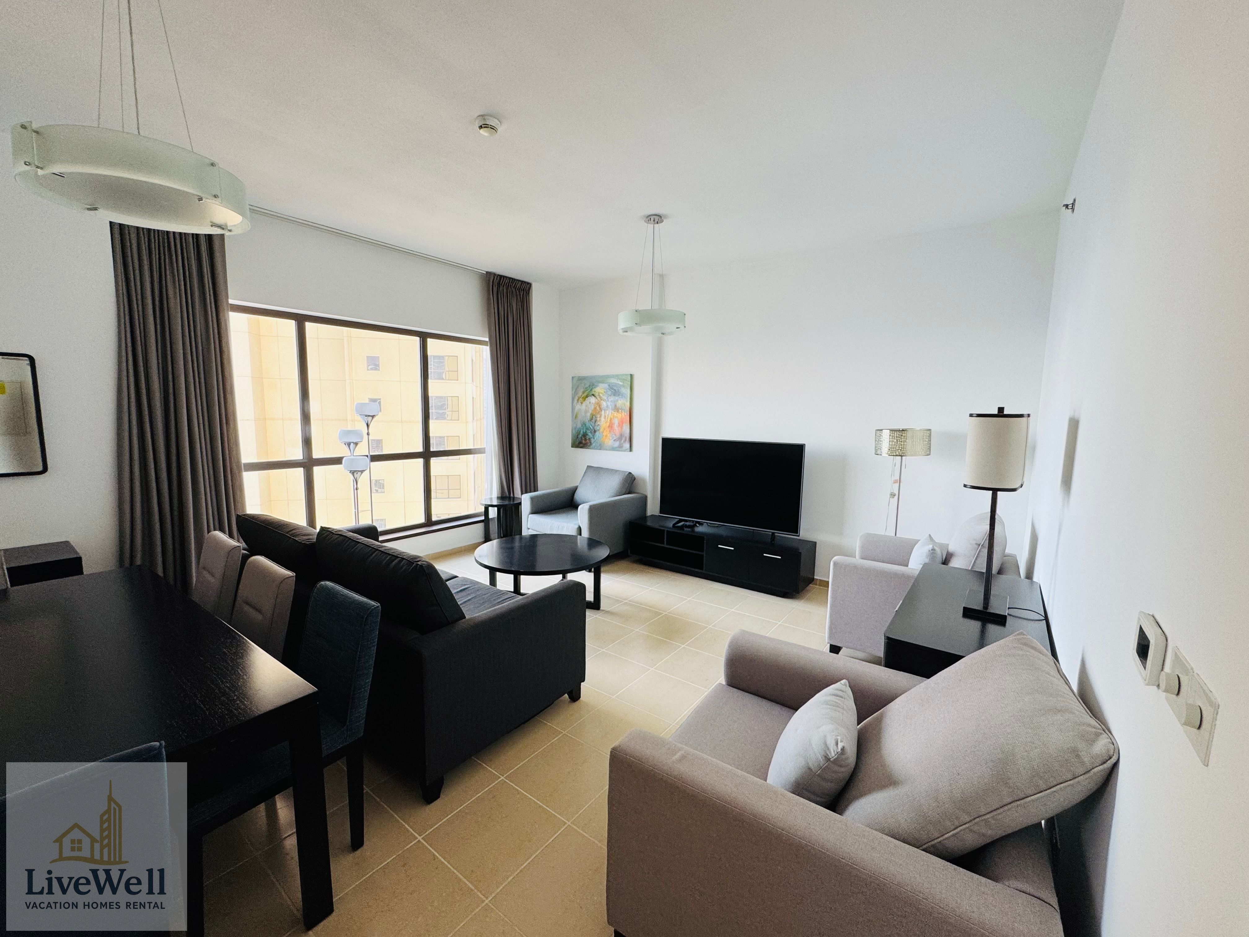 Shams1 JBR 2 Bedroom. High floor