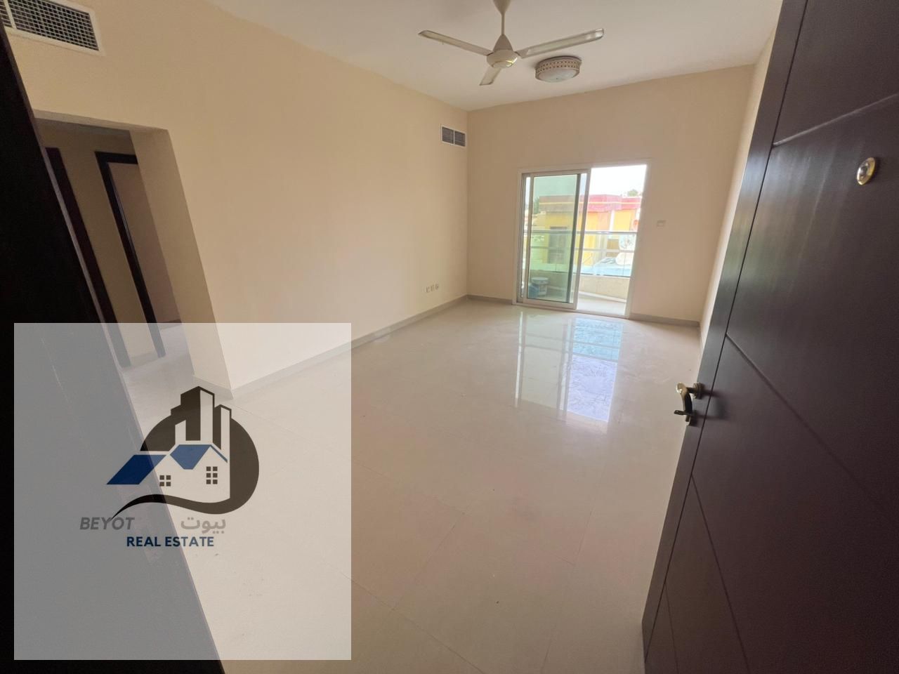 **For Rent in Ajman – Al Rawda 3 Spacious 1 Bedroom Hall Apartment** Property Features: Large and comfortable layout. Master bedroom with an atta