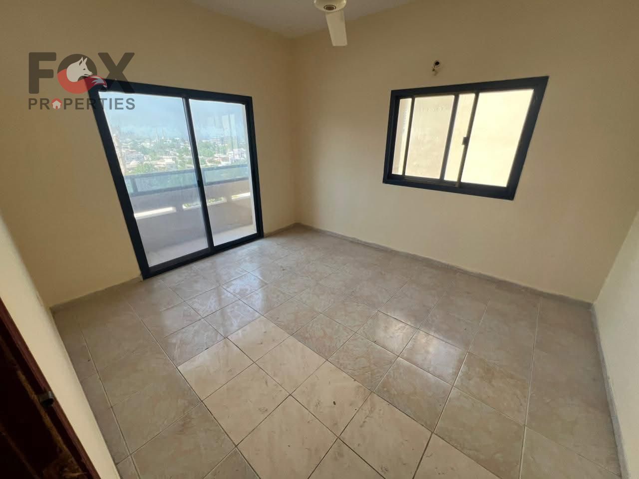Two-bedroom apartment with a living room on Ajman Corniche | Spacious area | Security cheque