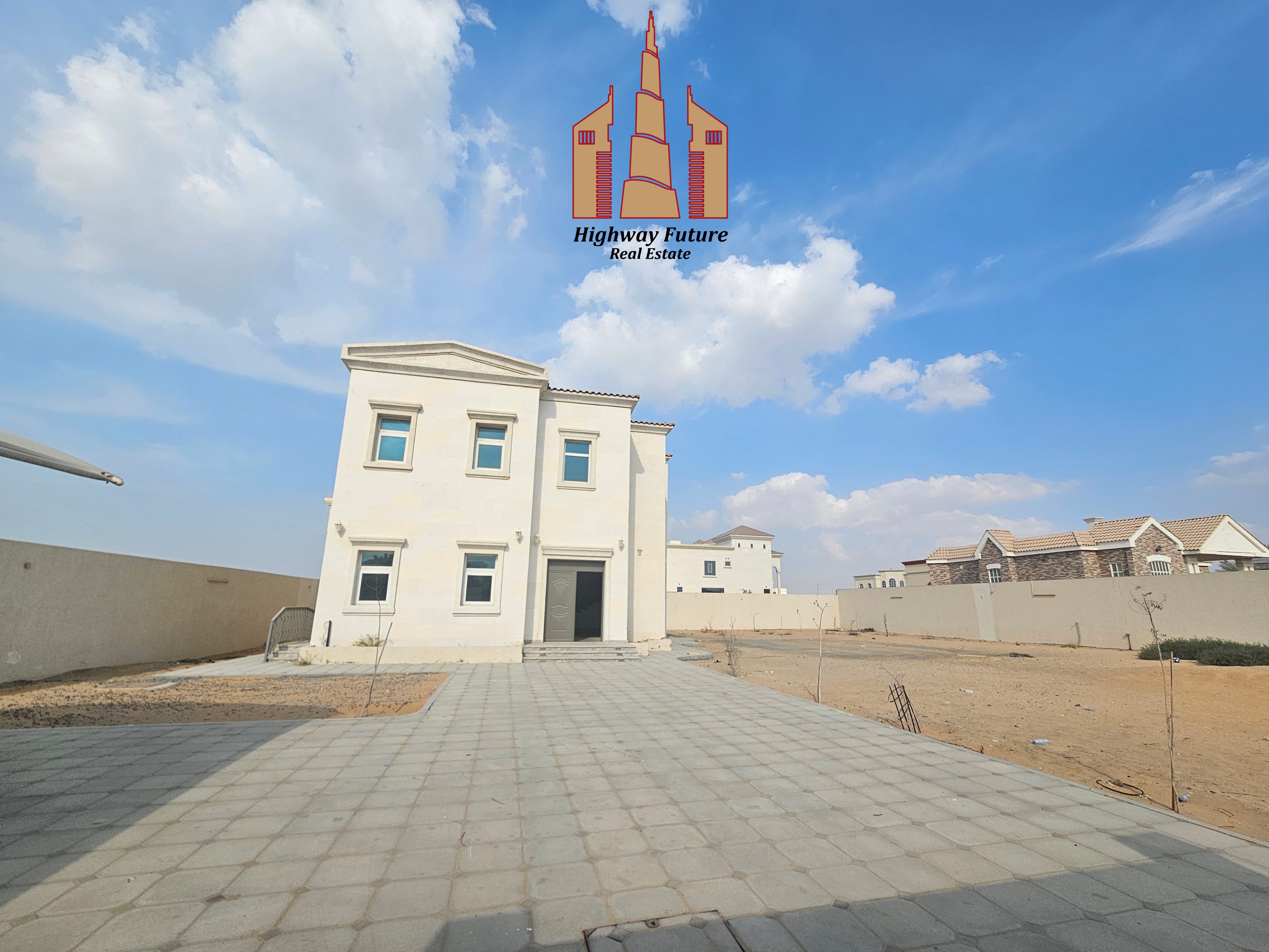 3 Bed room New Villa 2 hall Majlis All Master room Central AC big gardan parking only for gcc.