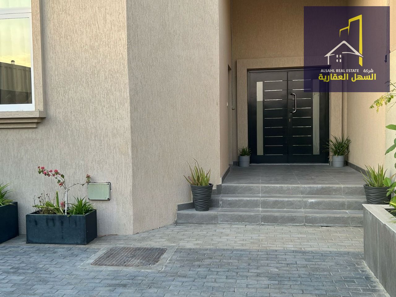 Special Limited-Time Offer from Al Sahel Real Estate Two adjoining luxury villas built with premium standards in the heart of Al Hoshi, offering an ex
