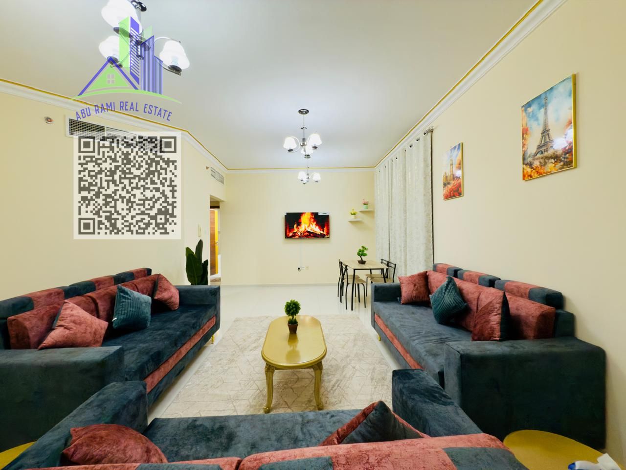1bedroom for rent in al Jurf opposite city center