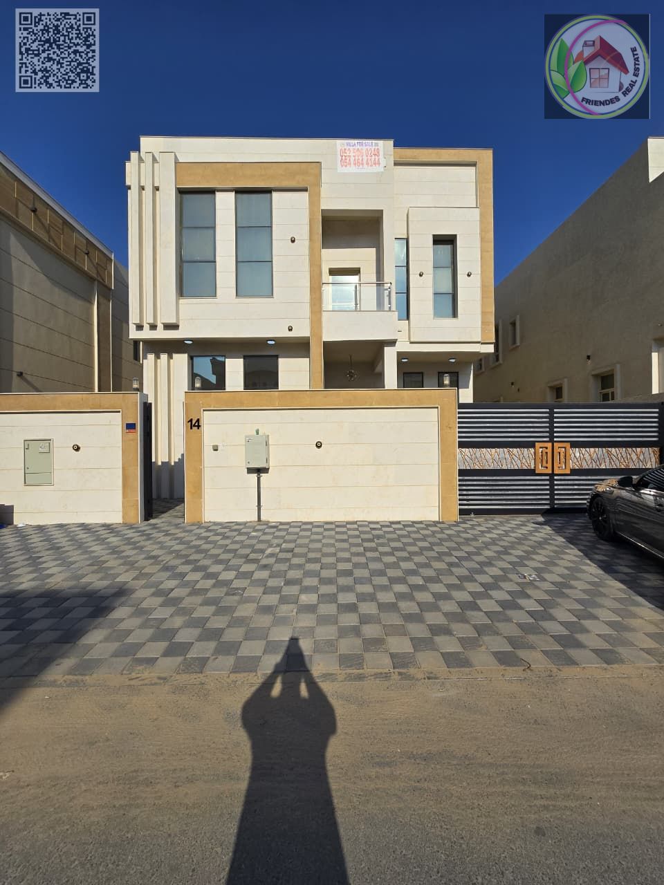 Villa in Al Zahiyah, Ajman | Electricity, water, and air conditioning included | Freehold ownership for all nationalities | Close to the mosque and al