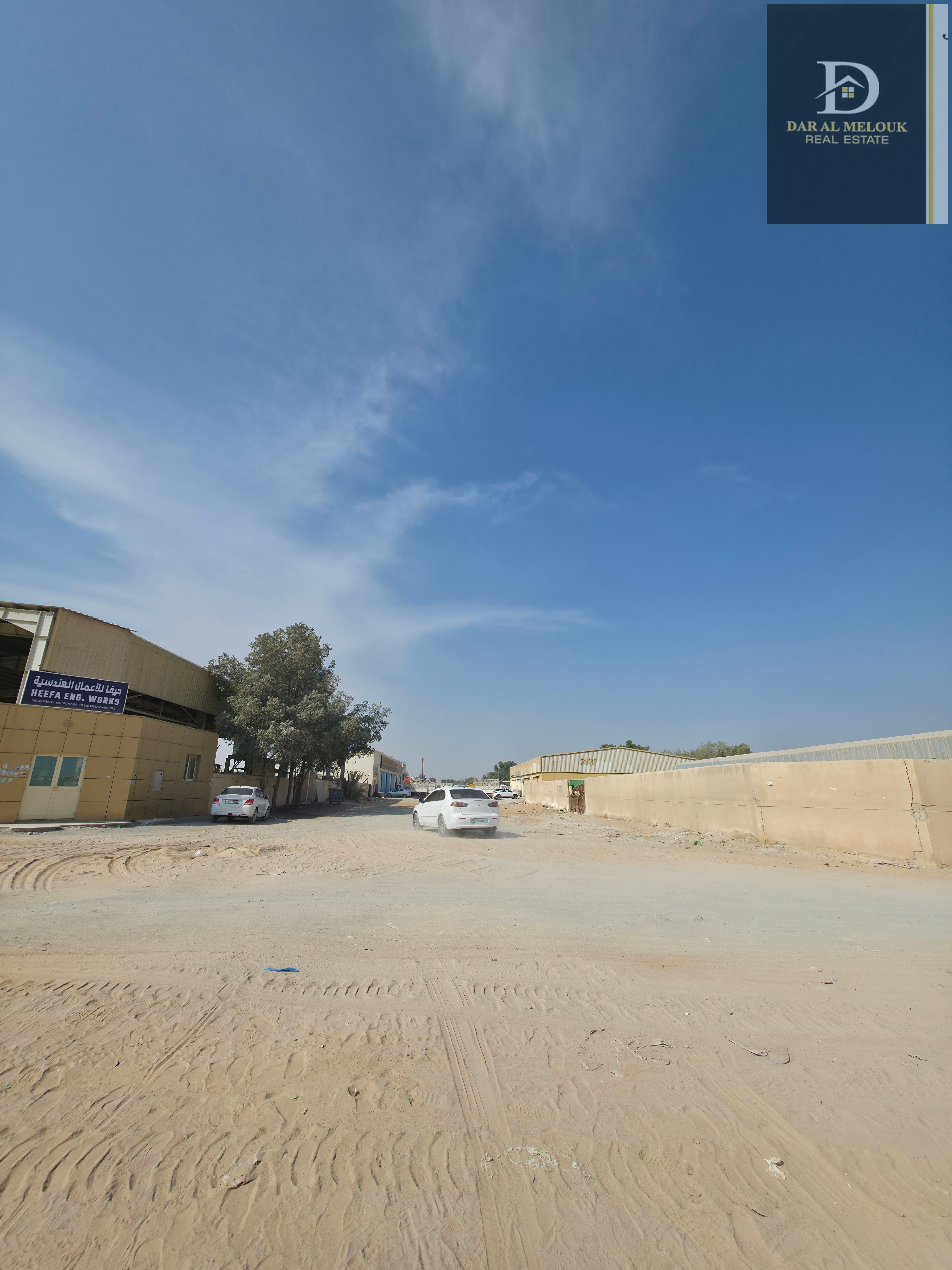 A promising opportunity to buy a 77,500 sq ft plot of land on two streets in Al Sajaa – near Street 97 – at a great price