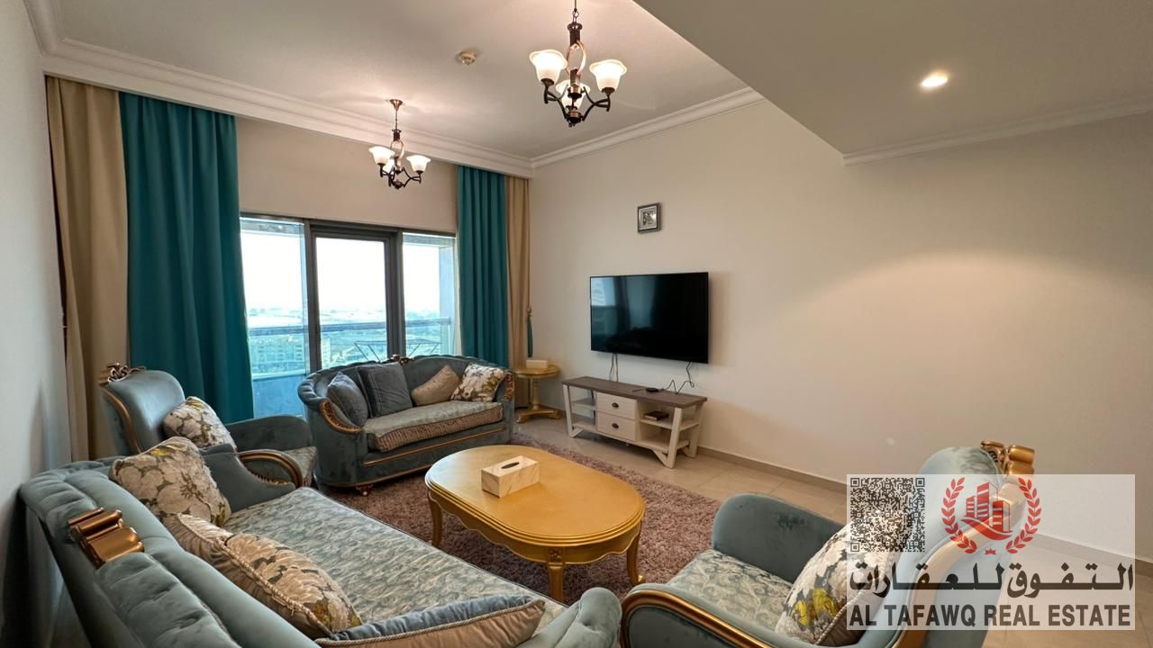 Fully furnished apartment for sale – Concorde Tower – Ajman – Al Rashidiya 3