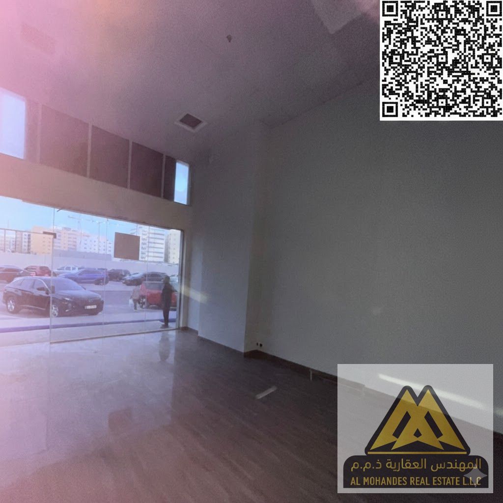 Ready-to-use commercial space for all activities | Spacious area | Flexible payment options: 4 or 6 installments | Security deposit: AED 3000 check (n