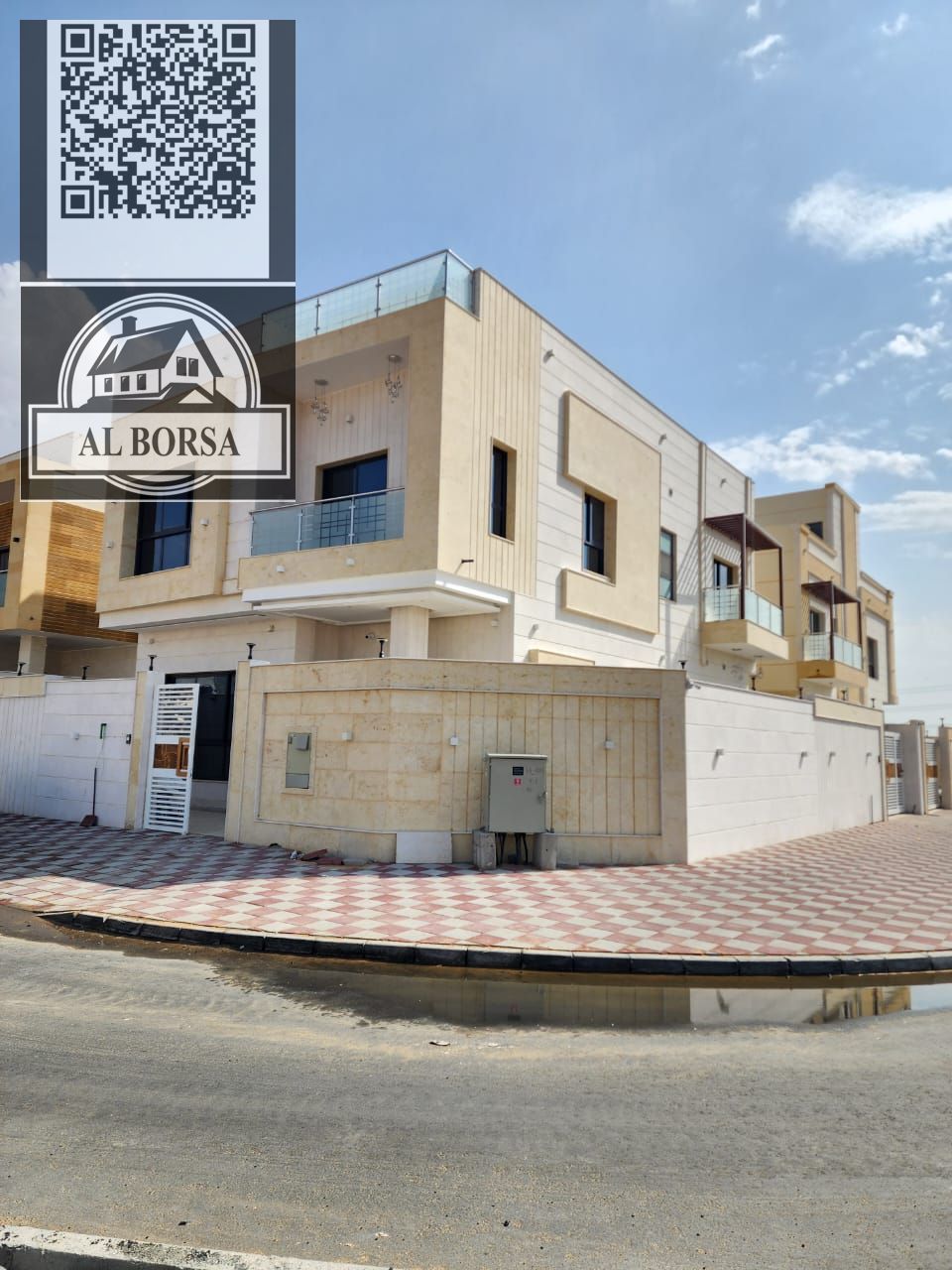 Villa for rent in Ajman Al Yasmeen on the corner of two streets, beautiful location, payment facilities