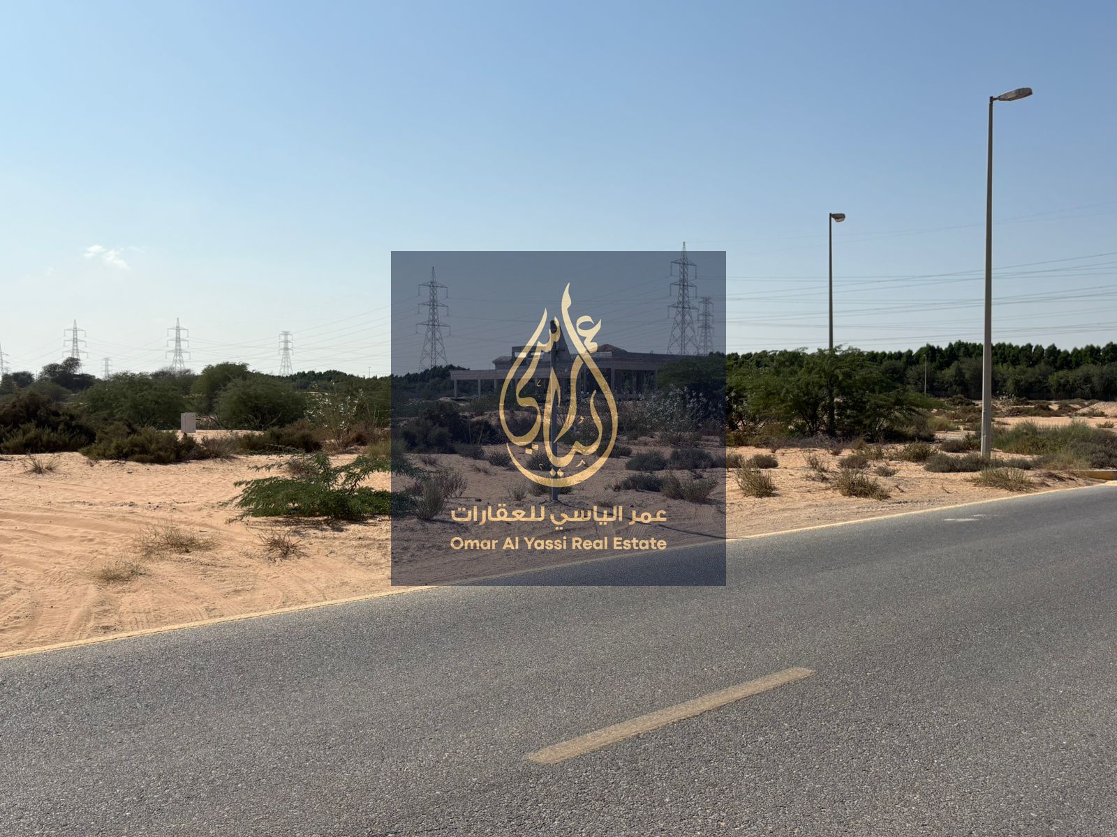 Commercial land in Al Matraq area, prime location (front of the main road) G+P+3 Size 11302.2 SQ. FT