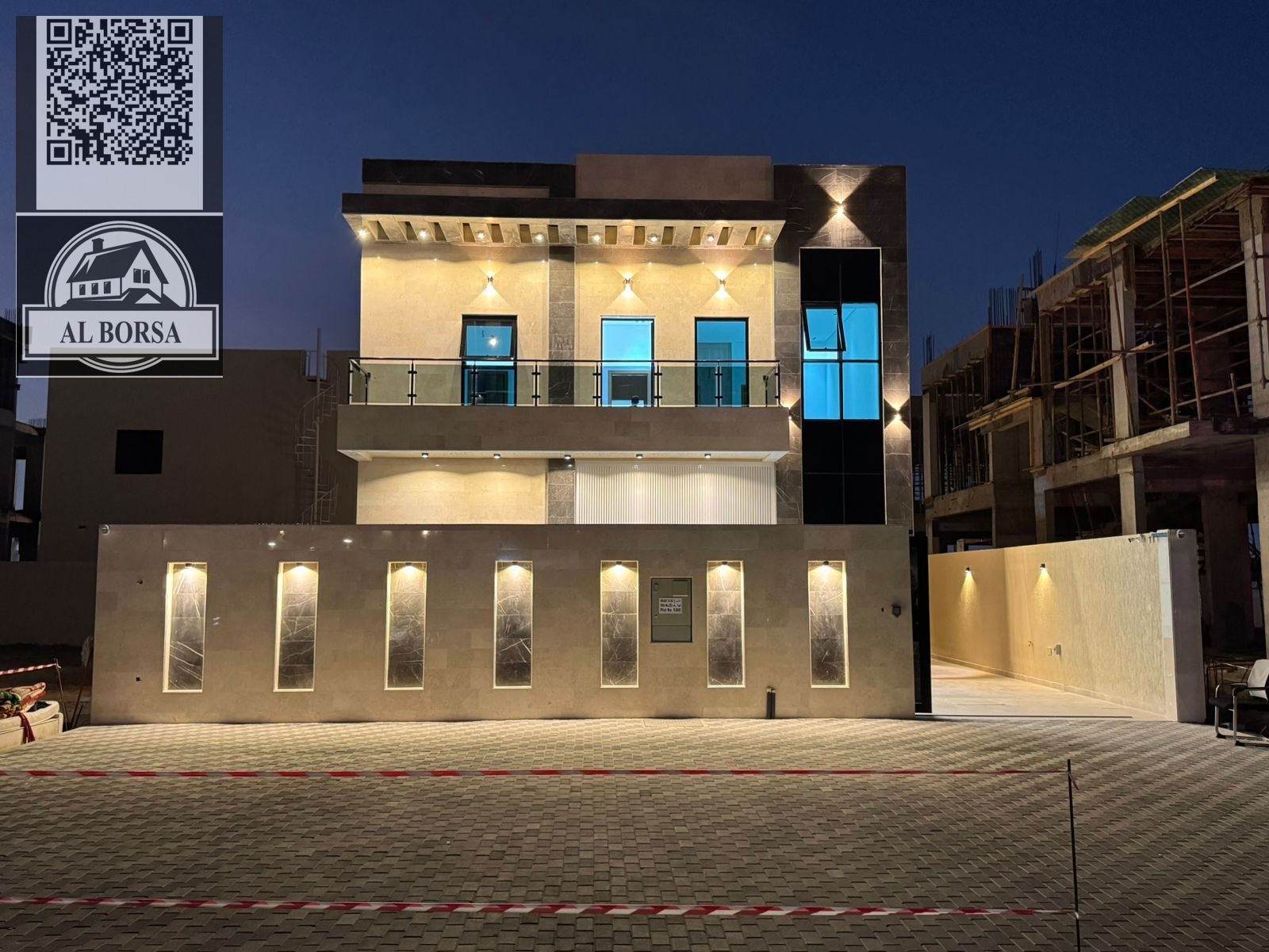 For sale in Al Zahia area: a villa with 4 bedrooms, a living room, a majlis (formal sitting room), a kitchen, and a maid's room.