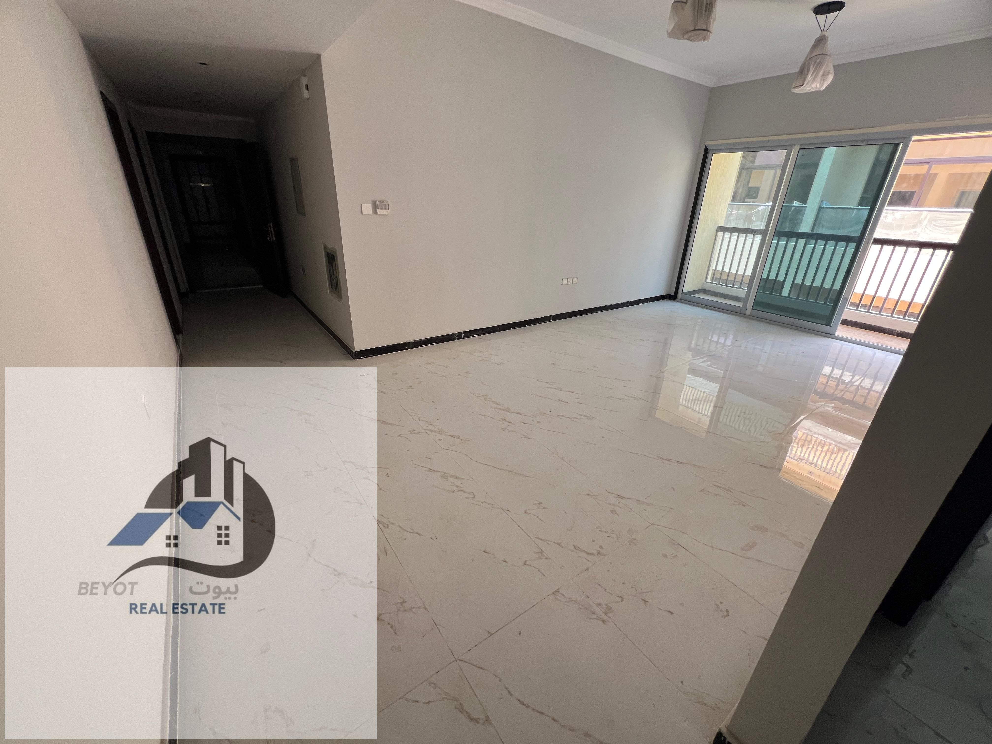 For Rent in Ajman – Al Mowaihat 3 Brand New 2-Bedroom Apartment (First Tenant) Location: Situated in Al Mowaihat 3, a quiet and family-friendly