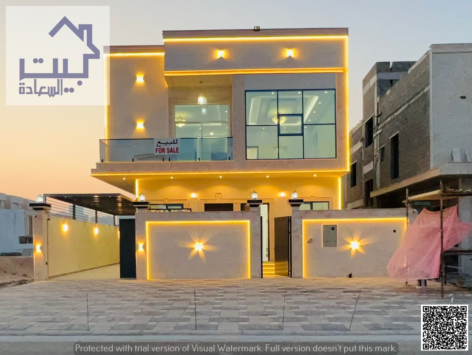 For Sale: Modern villa in Al Helio 2, Ajman. Includes registration and ownership fees. Spacious layout, near all services, minutes from MBZ Road, life