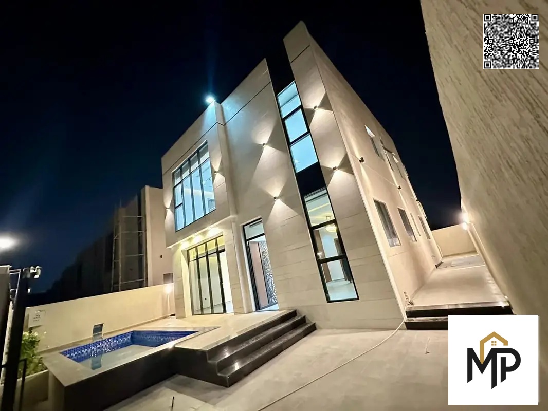 Affordable villa with a swimming pool, registration fees included, in one of Ajman's most prestigious areas. Freehold ownership available.