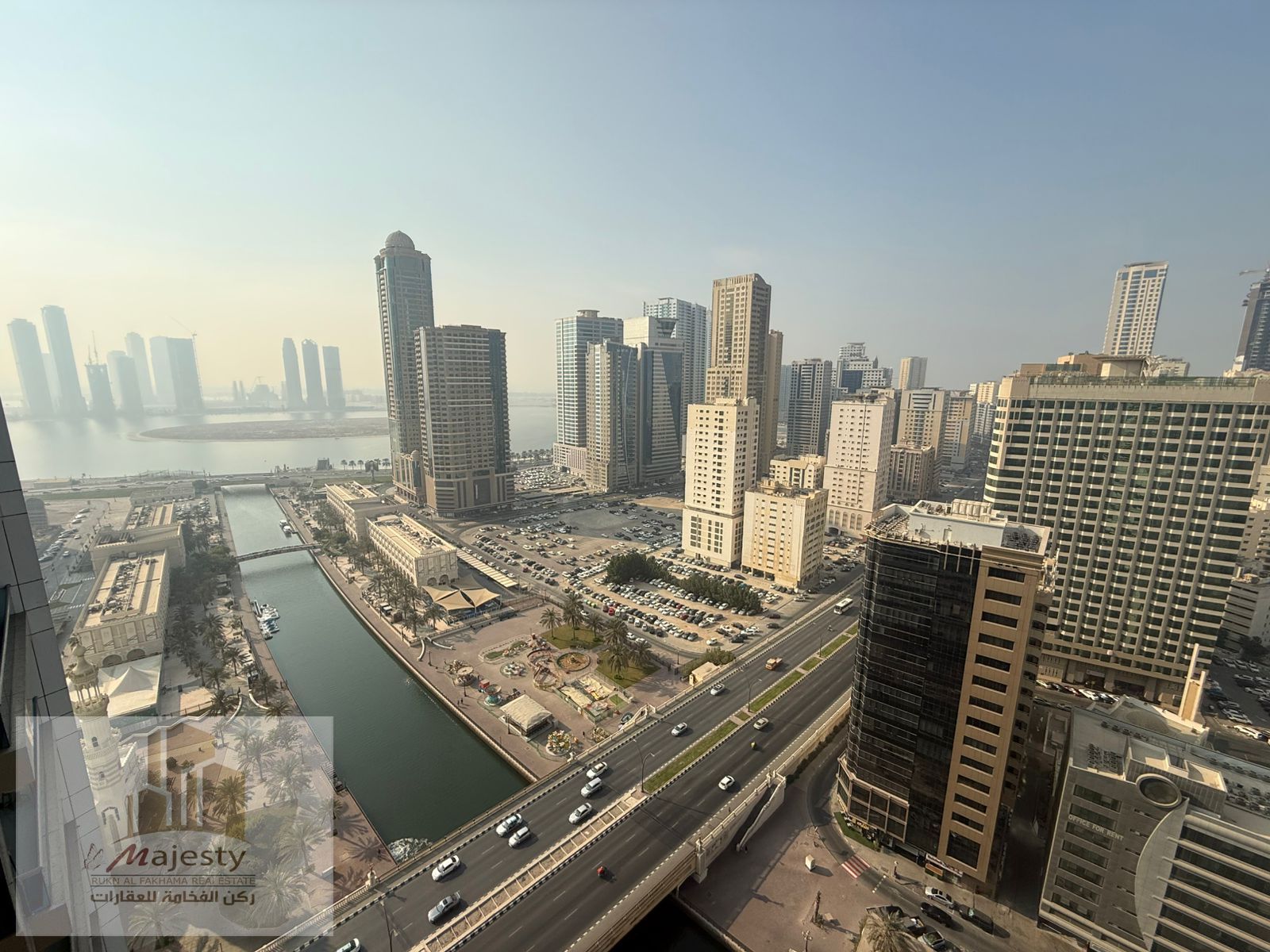 Looking for your dream apartment? Today we have a 3-bedroom apartment with a lounge, featuring a unique view of Al Qasba Canal and Al Khan Lake.