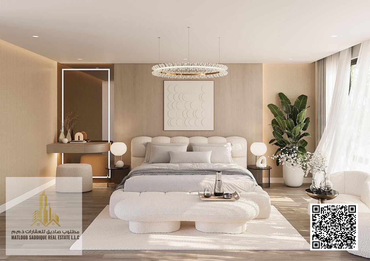 Luxury 1 Bedroom Apartment – Stunning Fountain View | Tiger Tower Ajman