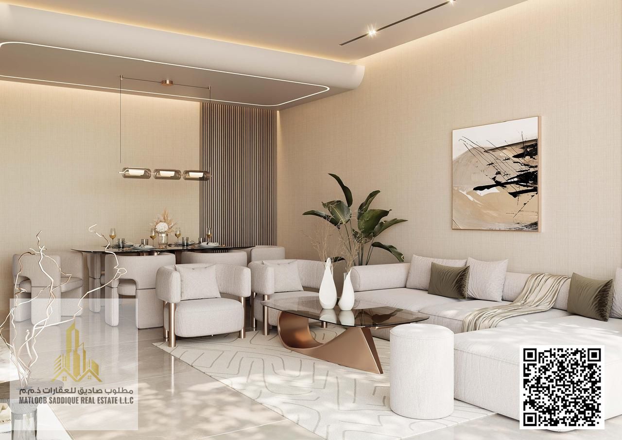 Luxury Studio Apartment – Stunning Fountain View | Tiger Tower Ajman