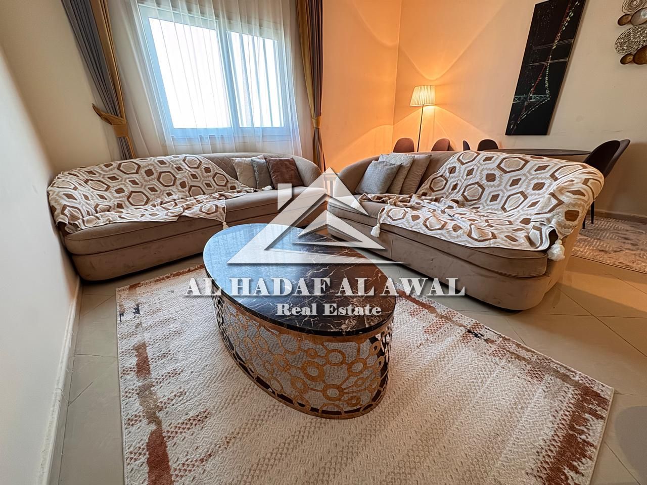 Fully furnished two-bedroom apartment