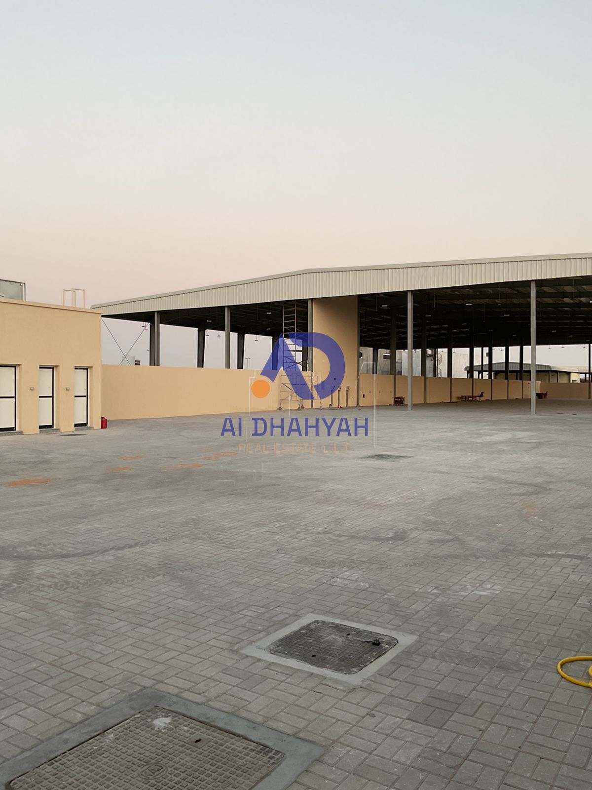 rime Industrial Investment: Massive Plot with Structures (Freehold for Expats) For Sale in Emirates Industrial City (Al Hano - Block 4). Strategically