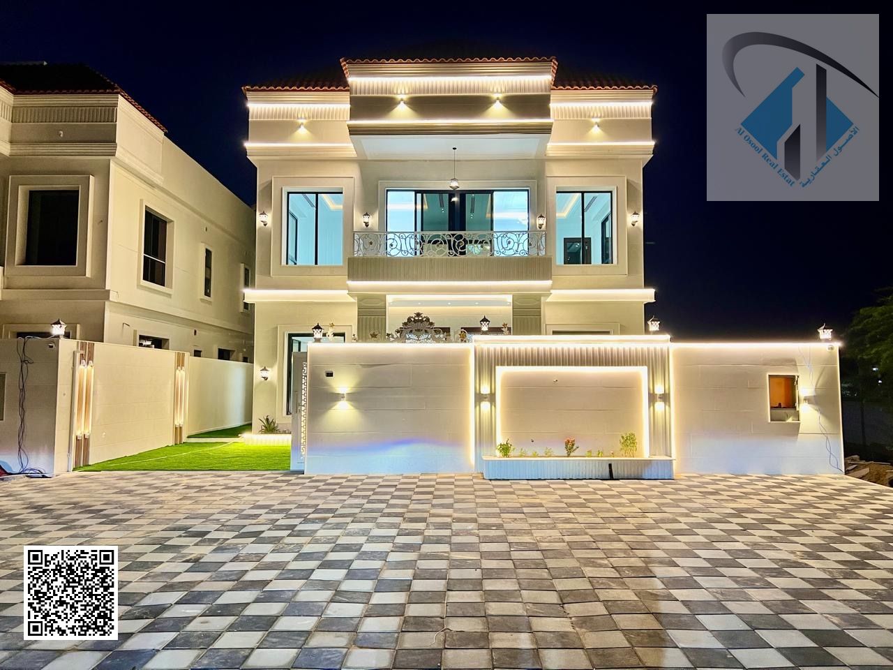 Best Classic design 4bed villa behind commercial shops- near to the park