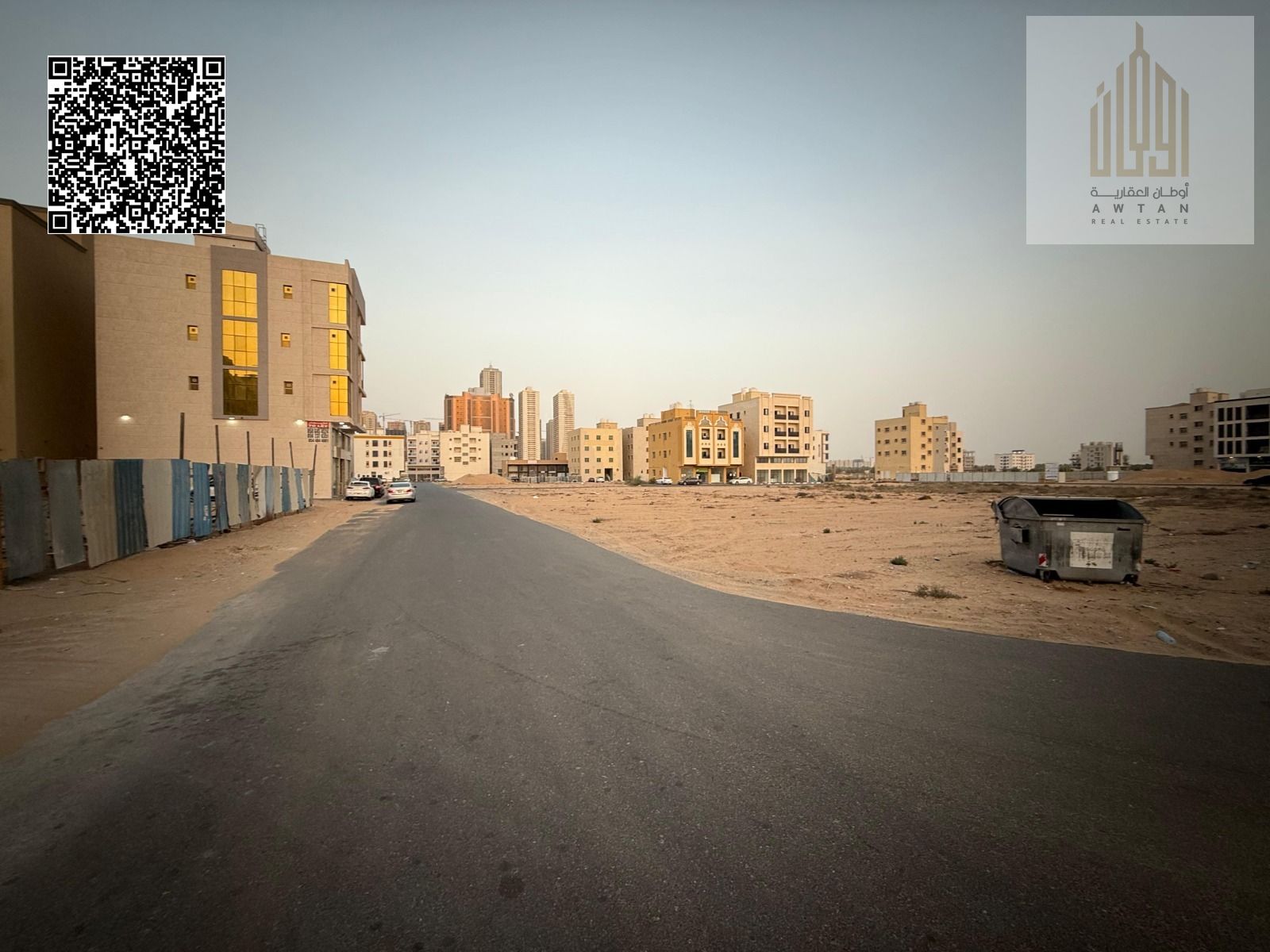 Land for Sale | Al Alia, Ajman | 2755 sq ft G+3 Land for sale in Ajman Global City, Al Alia A prime investment opportunity – Commercial/residential