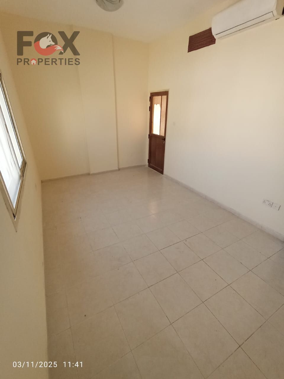 One bedroom and living room for rent outside Al Nuaimiya 2, College Street, central air conditioning + 2 balconies, near all public services