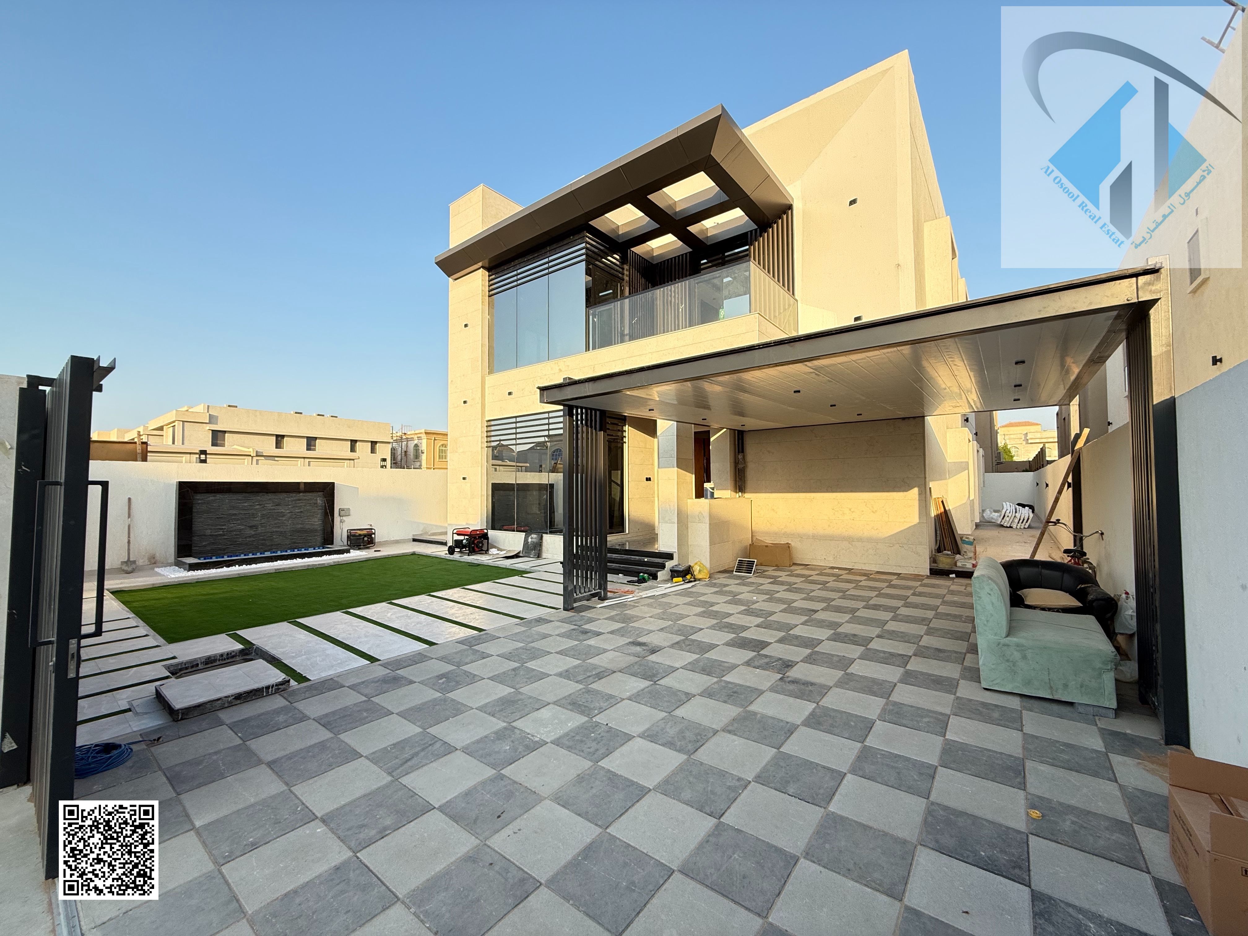 5000 sqf villa including a/c close to ajman academy and 311 road - Schools- Saudi German hospital