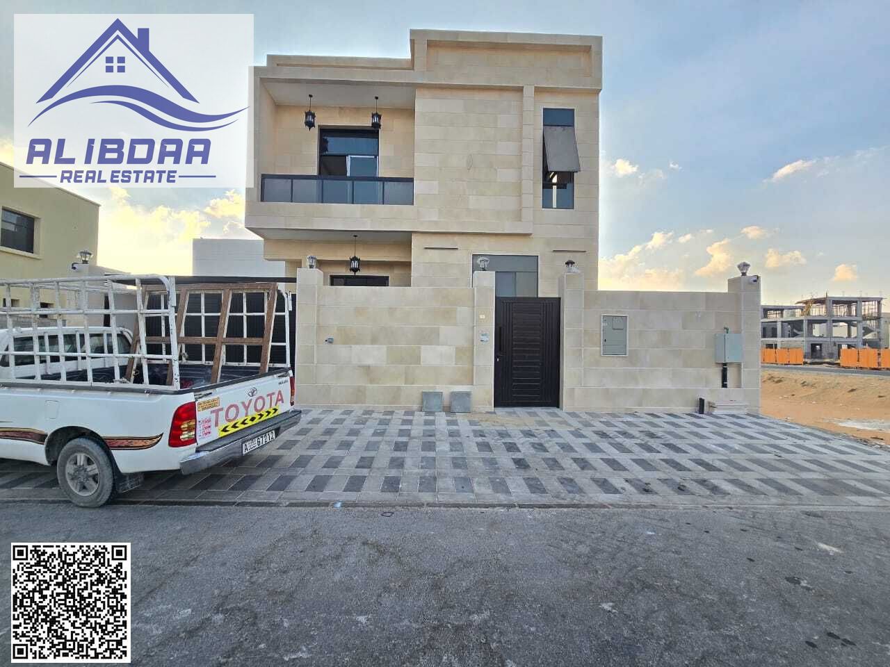 Branded villa, first occupancy, for rent in Al Yasmeen, Ajman