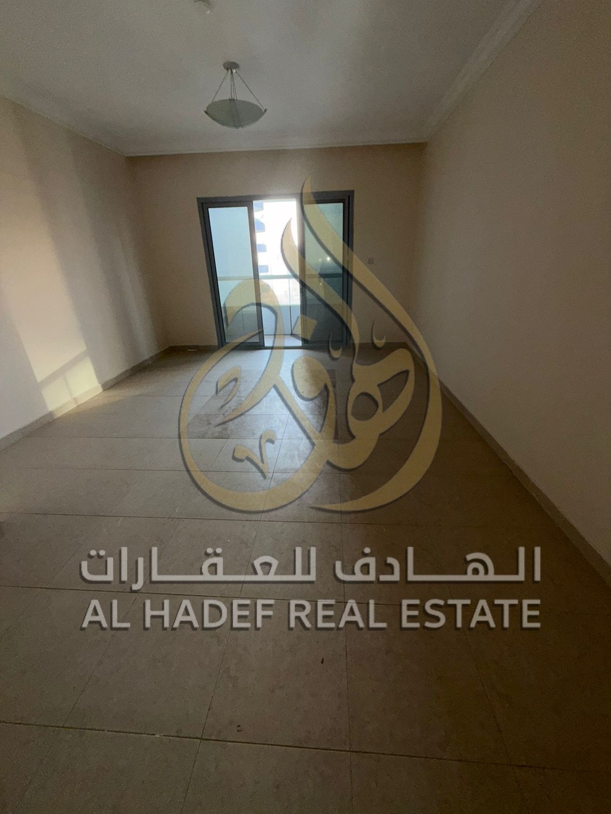 Available for annual rent in Al Taawun area, behind Aurena Hotel on Al Taawun Street. A 3-bedroom apartment with a living room and a storage room is a