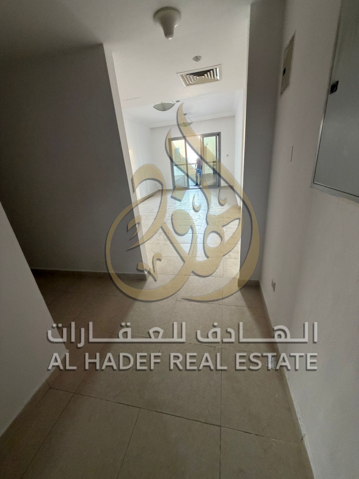 For annual rent in Al Taawun area, behind Aurena Hotel and directly on Al Taawun Street, a premium 2-bedroom apartment with a living room is available