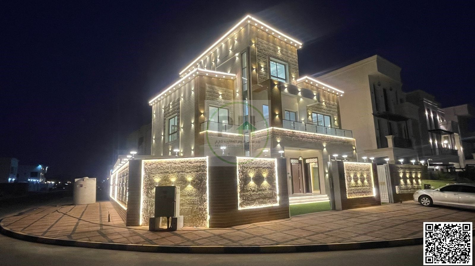 Corner Luxury 6-Bedroom Ready G+2+Roof Villa at Zahya | BUA 4,380 SQFT | AED 2.50 M | High ROI