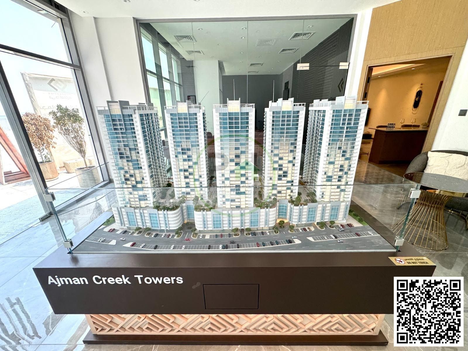 Ajman Creek Tower | 3 BHK From 2,766 SQFT AED 2.30 M | AED 830/SQFT | 10% DP | 1%/Month | 60 /40 Plan