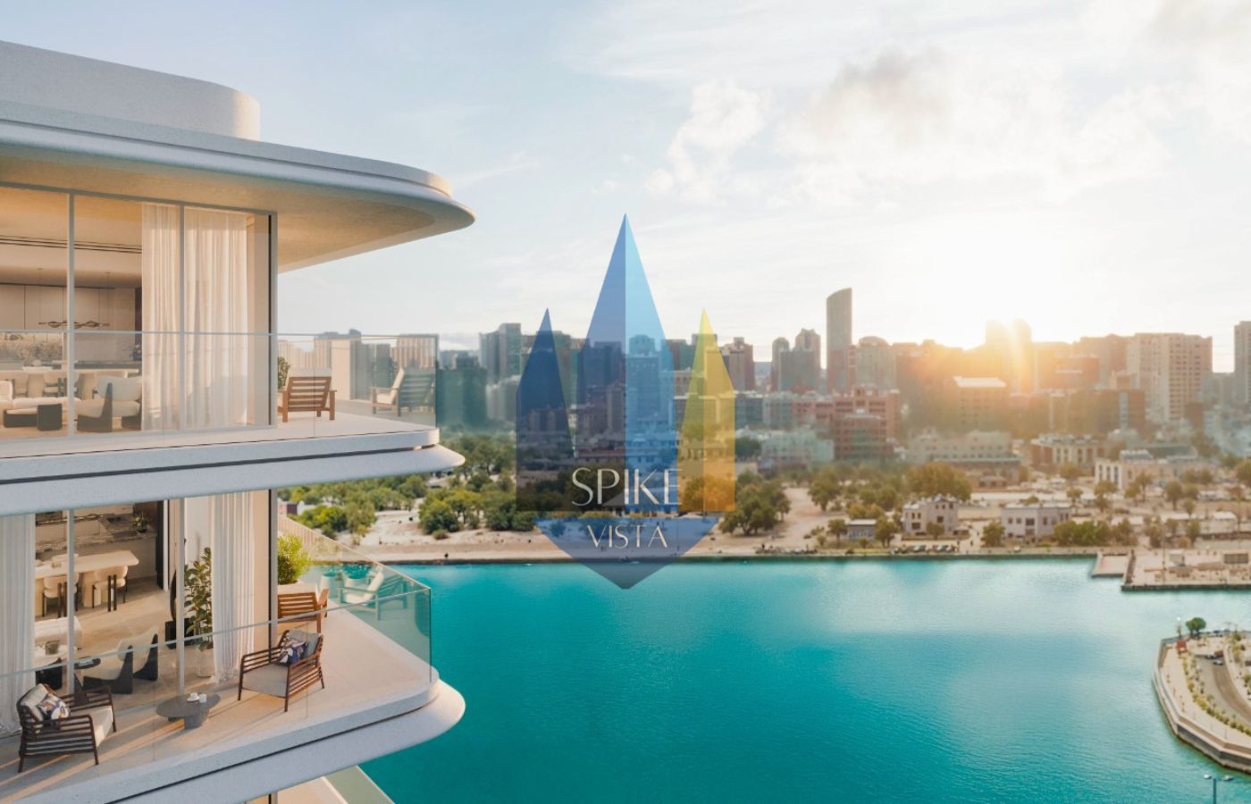 Pool and Canal View | with Kitchen Island |Balcony