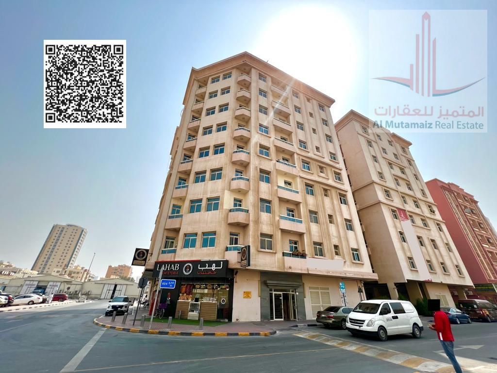 One-bedroom apartment in Al Nuaimiya 1 area, excellent location opposite Al Hikma School, family-only building