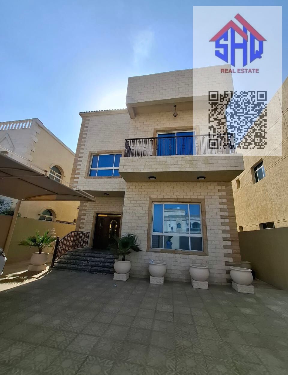 Freehold for all nationalities Villa with water and electricity for sale and AC