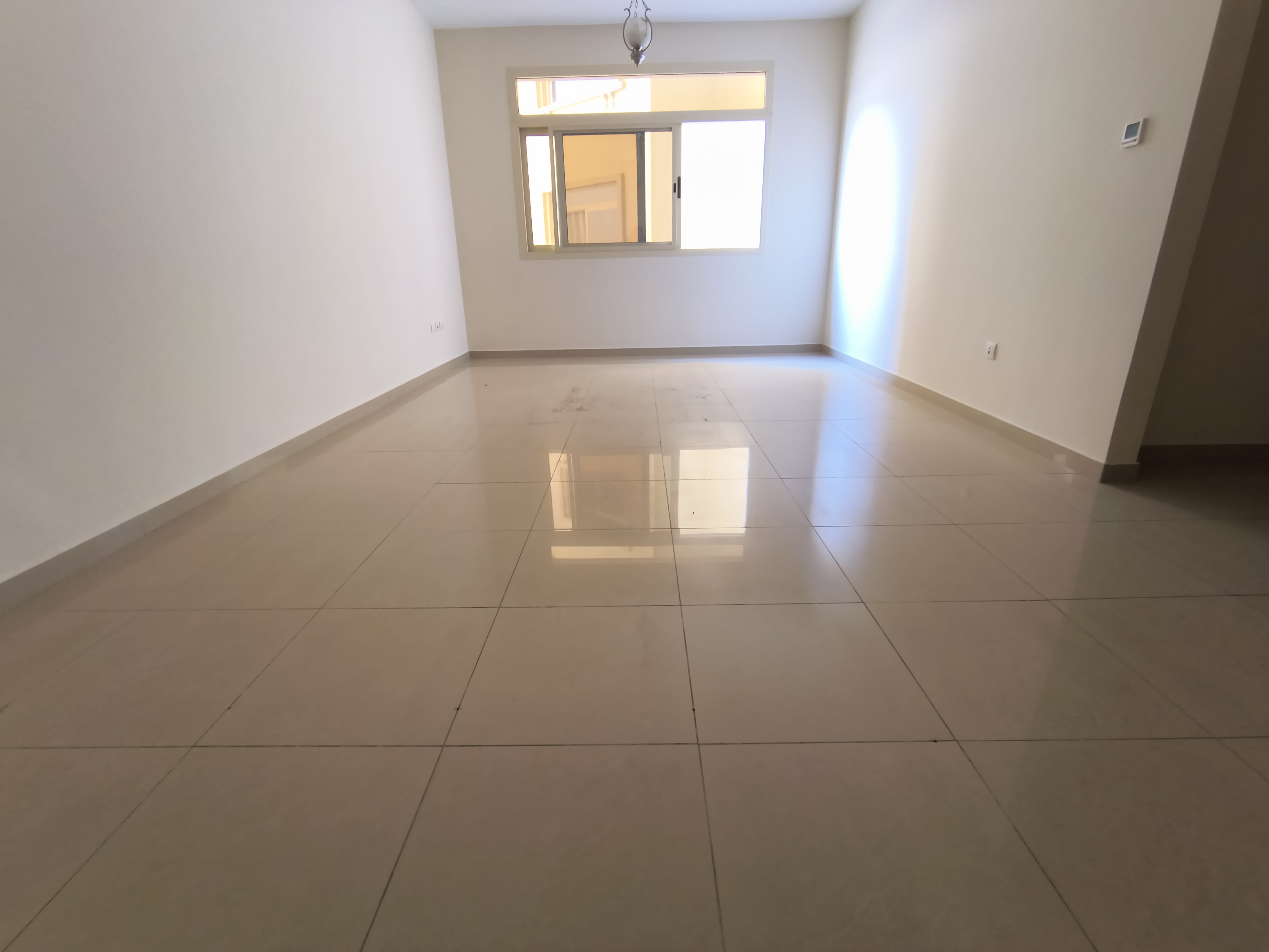 BIG SIZE 2 BEDROOM HALL 2 BATHROOM WITH Laundry AREA GYM AND MASJID INSIDE BUILDING FOR FAMILIES ONLY READY TO MOVE 52K ROAD SIDE BUILDING