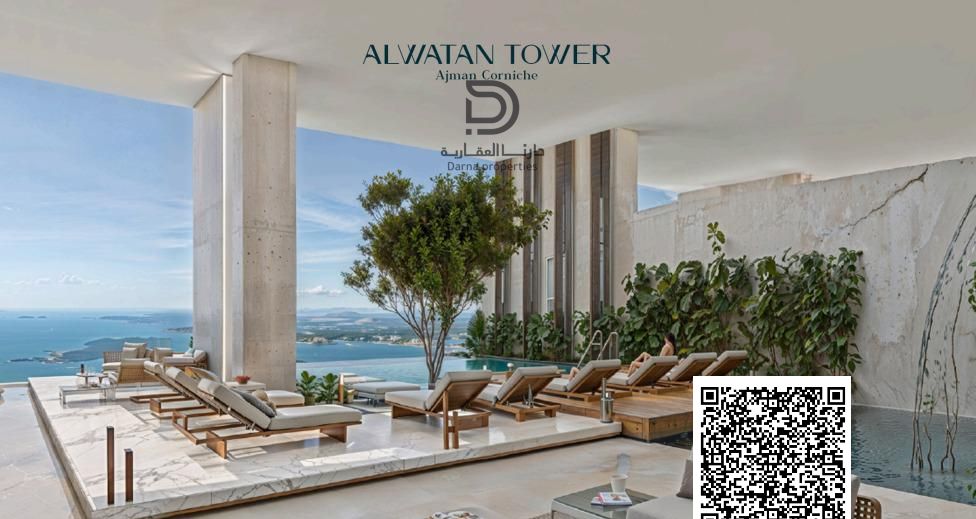 Live the Waterfront Luxury — Al Watan Tower, Ajman Corniche! A rare opportunity for end-users and investors seeking a premium waterfront lifestyl