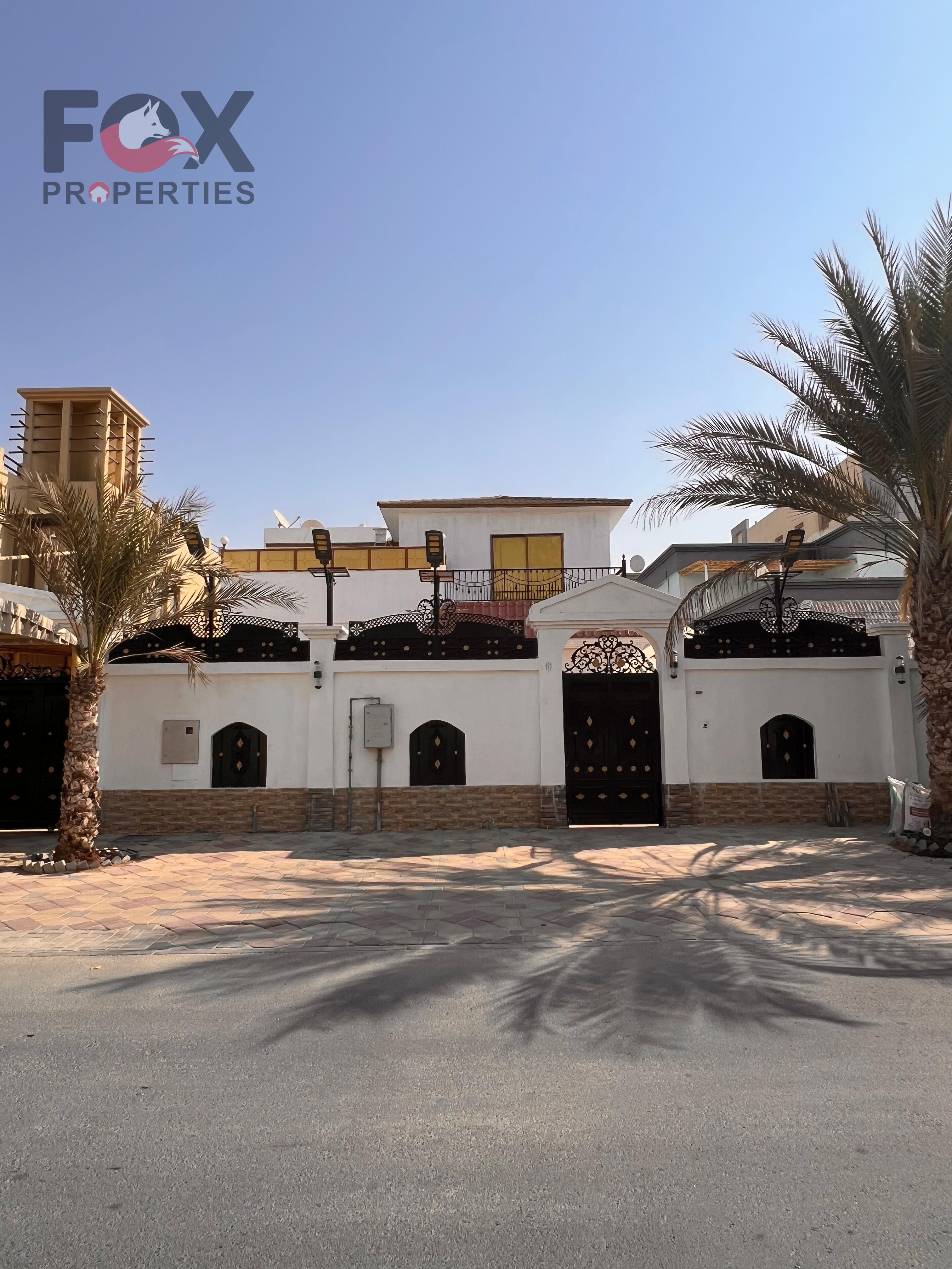 Spacious residential villa for rent in Al Rawda 3, located on the second plot from Sheikh Ammar Street,