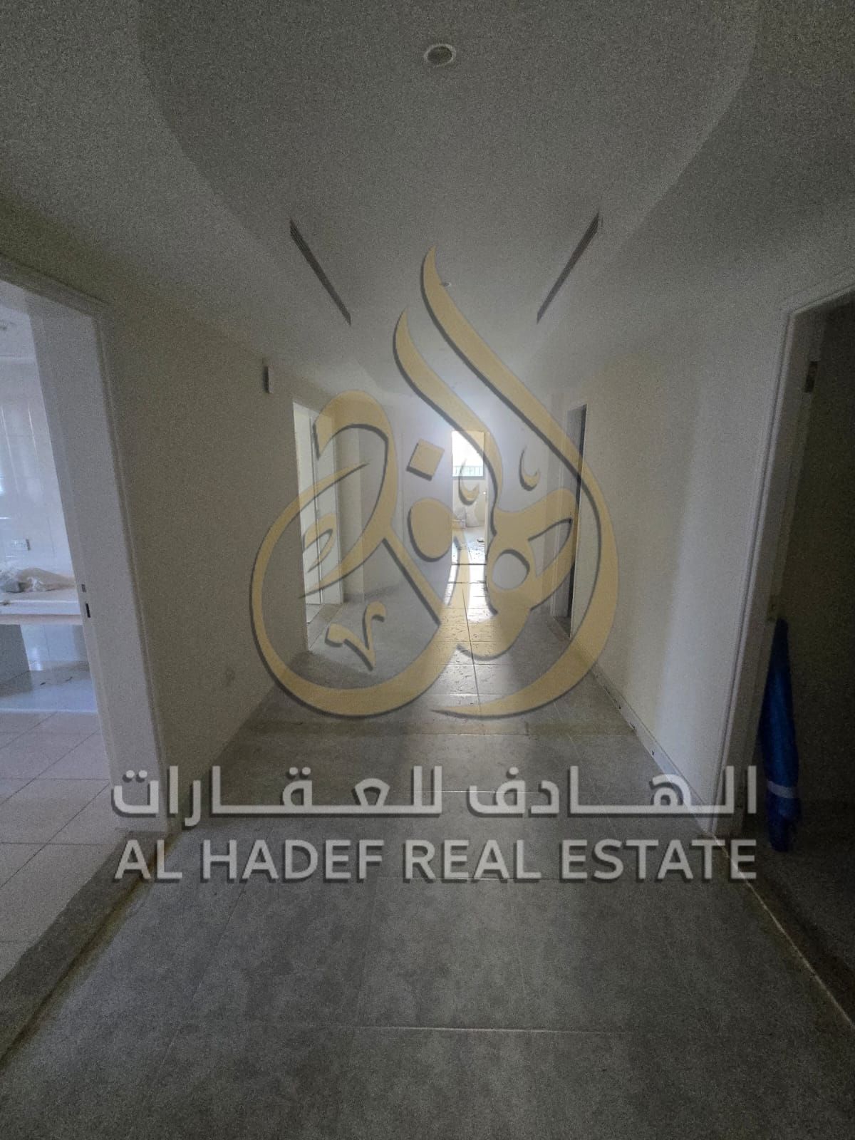 For rent: Luxury 3BR apartment in Al Majaz 3, Sharjah with stunning sea view. Includes 3 bedrooms, living hall, balcony, master maid room, laundry, st