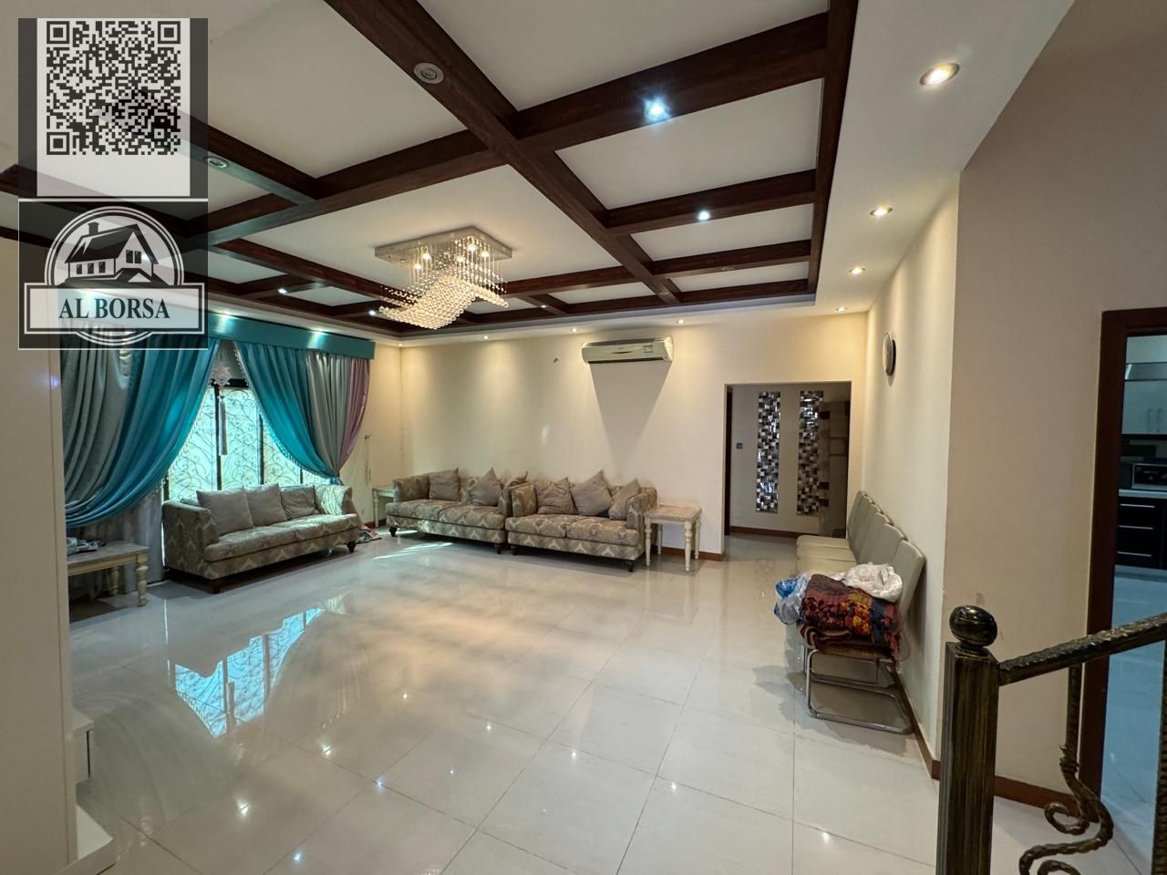 Villa for rent in Al Muwaihat 1 Residential/Commercial Second plot from Sheikh Ammar Street 6 Master Bedrooms 5,000 sq ft large parking area