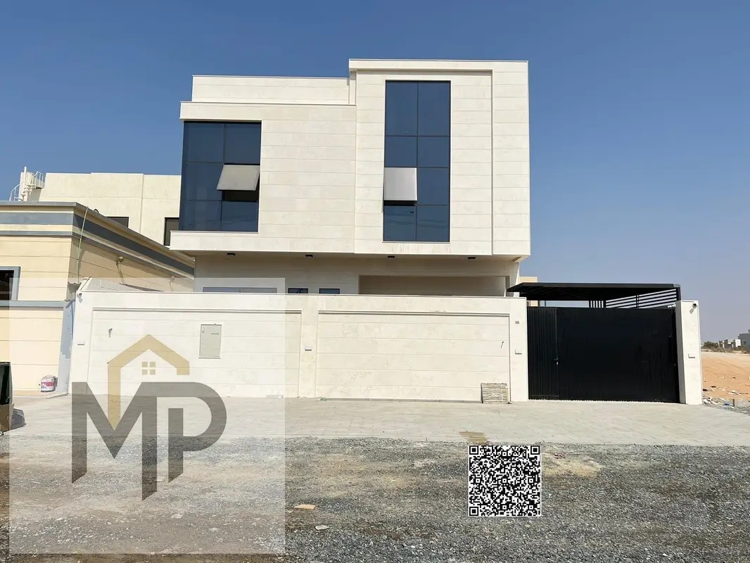 Luxury villa for sale in Al Yasmin, Ajman. A unique opportunity to own a villa with luxurious finishes and a strategic location.