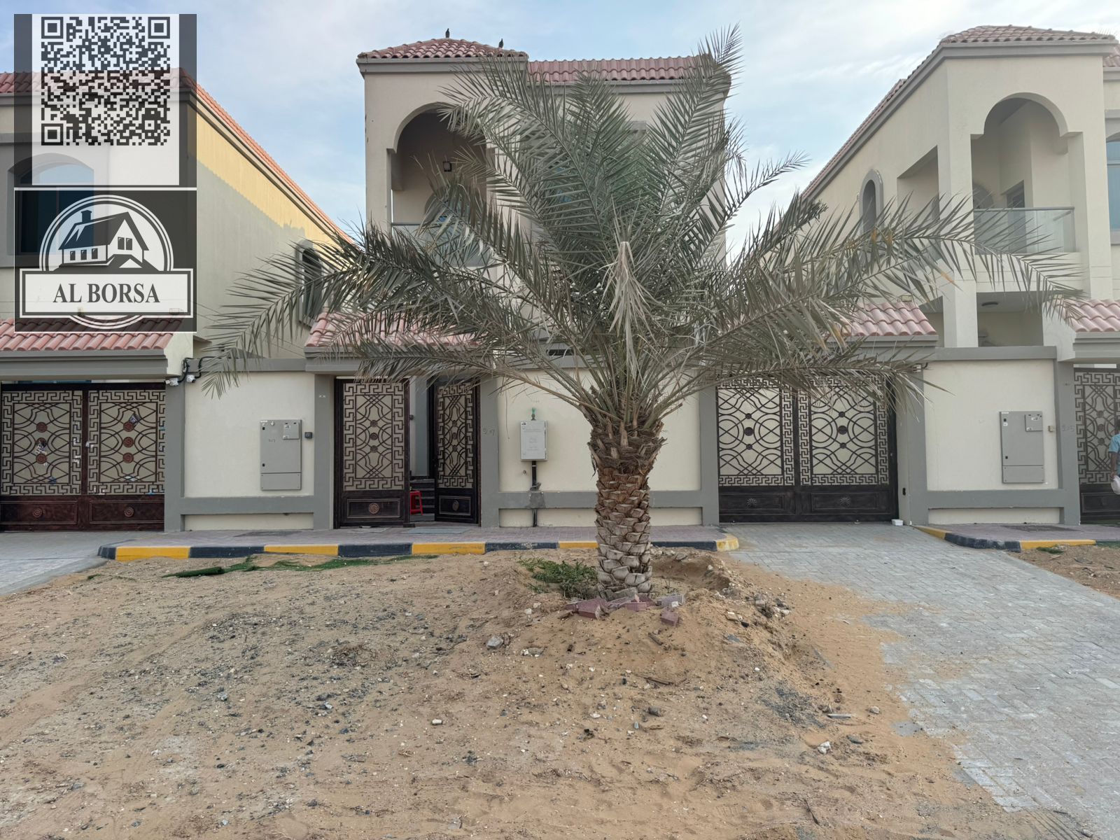 For sale in Al Helio 1 area, Ajman: 4 master bedrooms, a majlis, a living room, and a maid's room