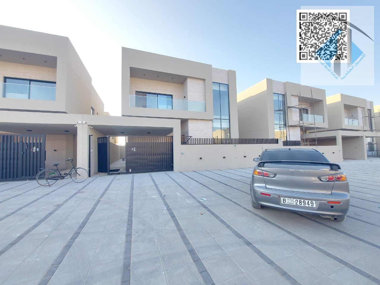 For sale: European-style villa, freehold, available to all nationalities, with monthly installments for 25 years, in Ajman, Al Zahia.