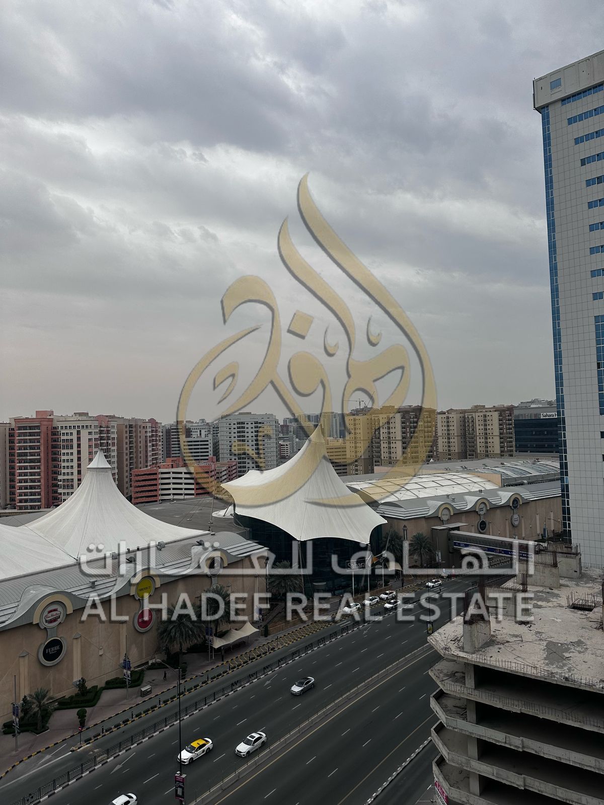 For rent in Sharjah – Al Nahda area, a well-maintained 2BHK apartment in a highly strategic location directly opposite Sahara Centre, offering easy ac