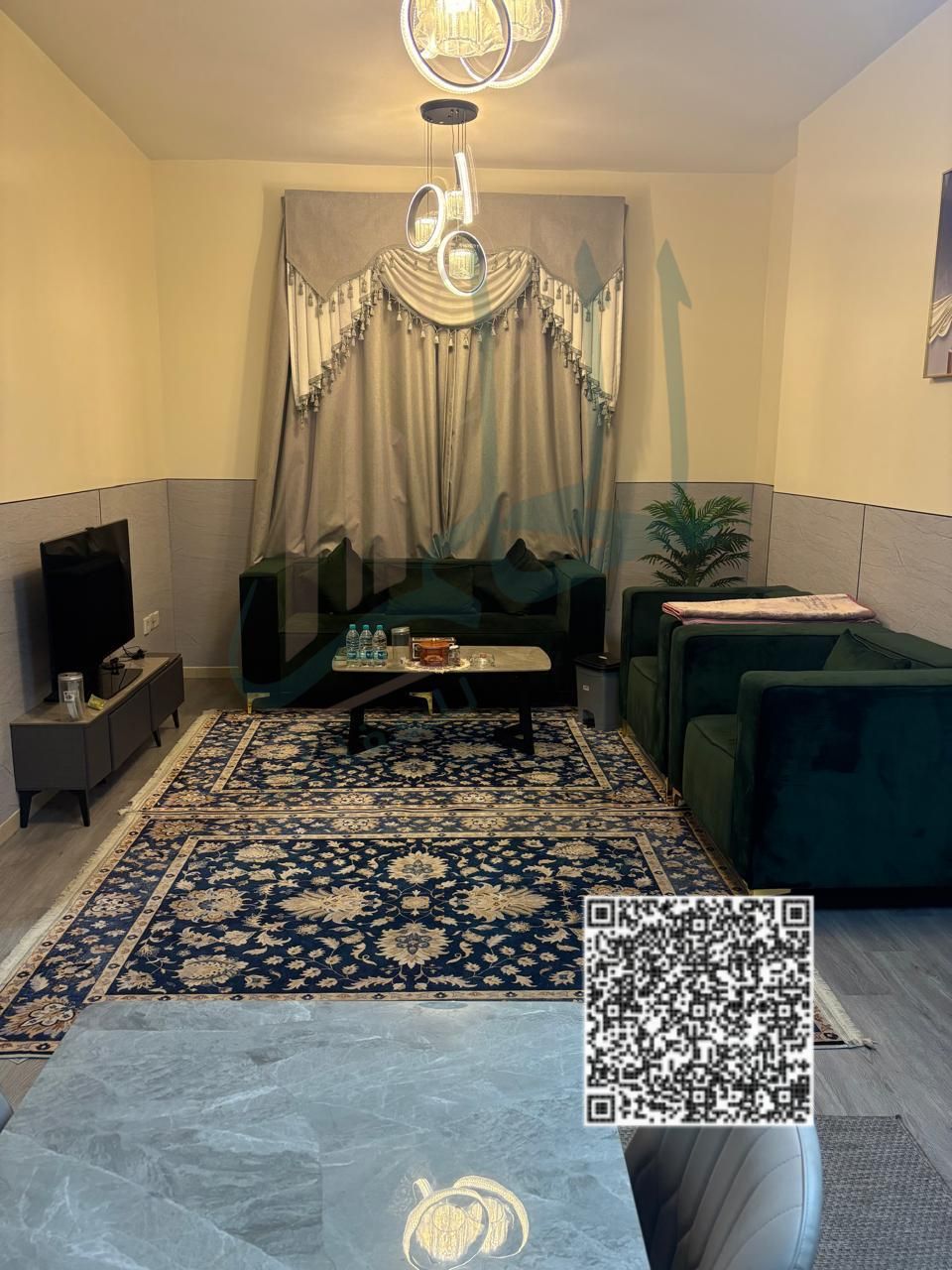 For sale, a two-bedroom apartment with a living room in City Tower. Freehold for all nationalities, a prime location in the heart of Ajman.