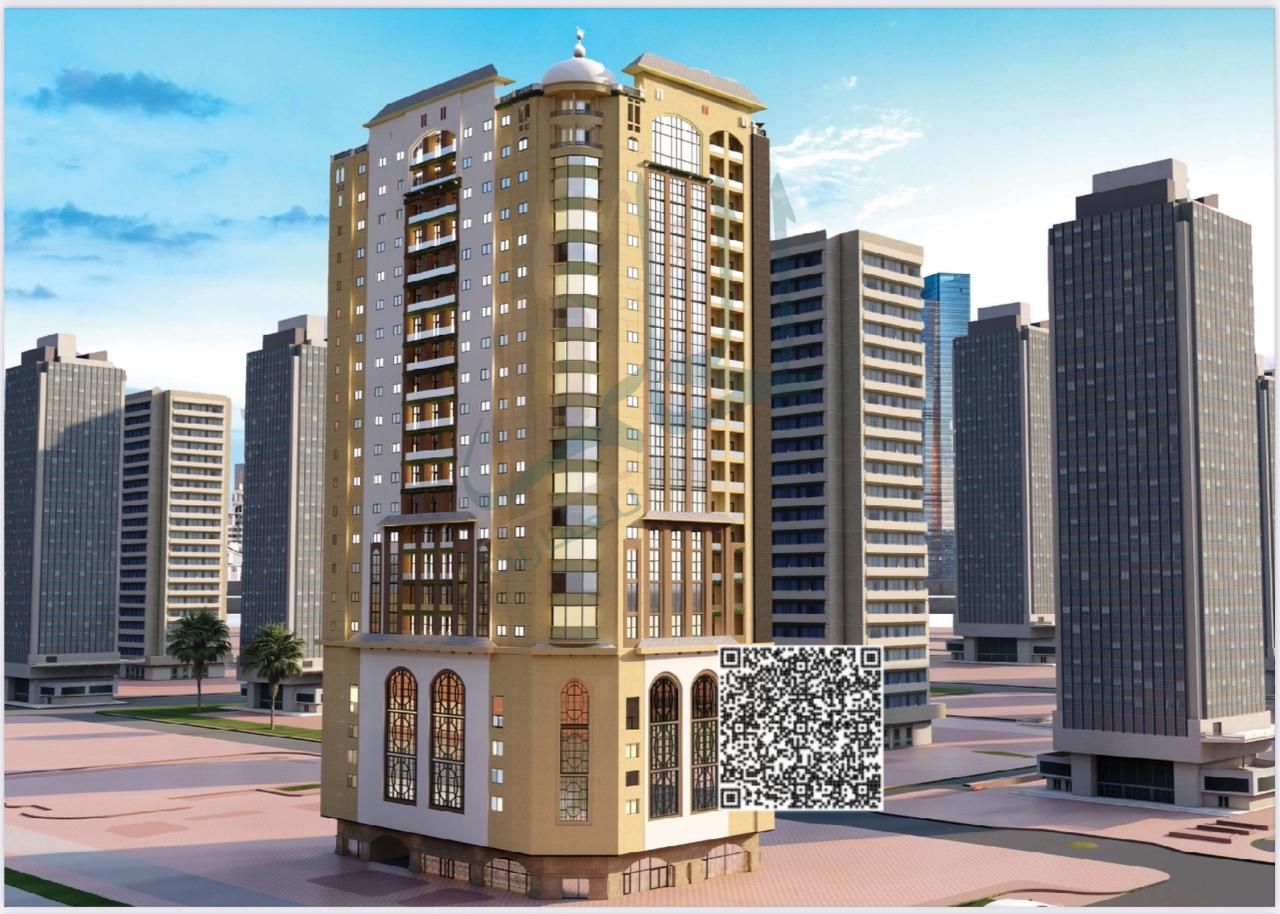 Book now two rooms and a living room under construction with an initial payment of only 69,000 in the heart of Ajman, Al Naeem Tower 2, with the lowes
