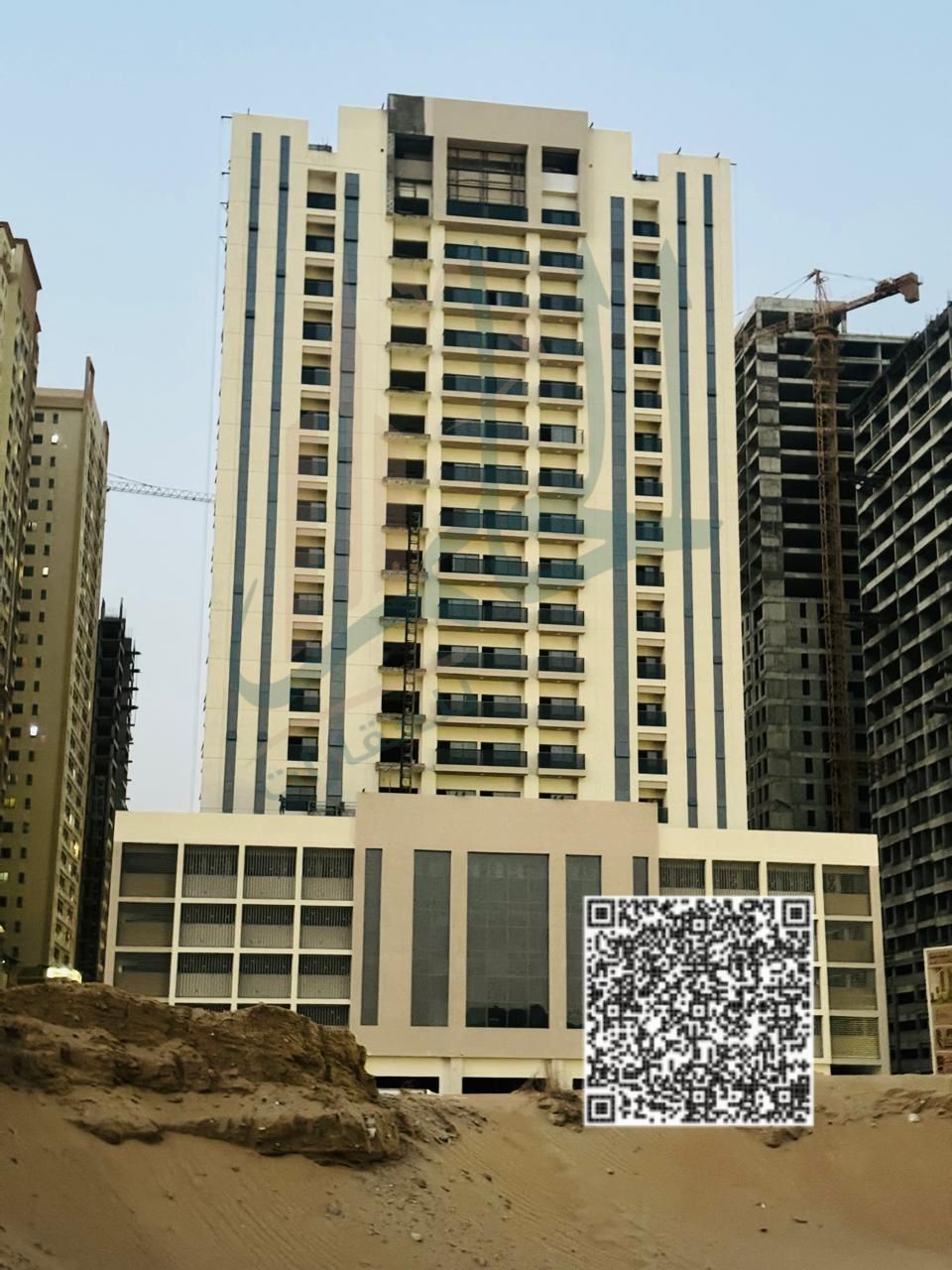 Exceptional Investment Opportunity in Ajman Studio for sale in Garden Residence Tower located in AlAmerah, directly on Sheikh Mohammed Bin Zayed Road