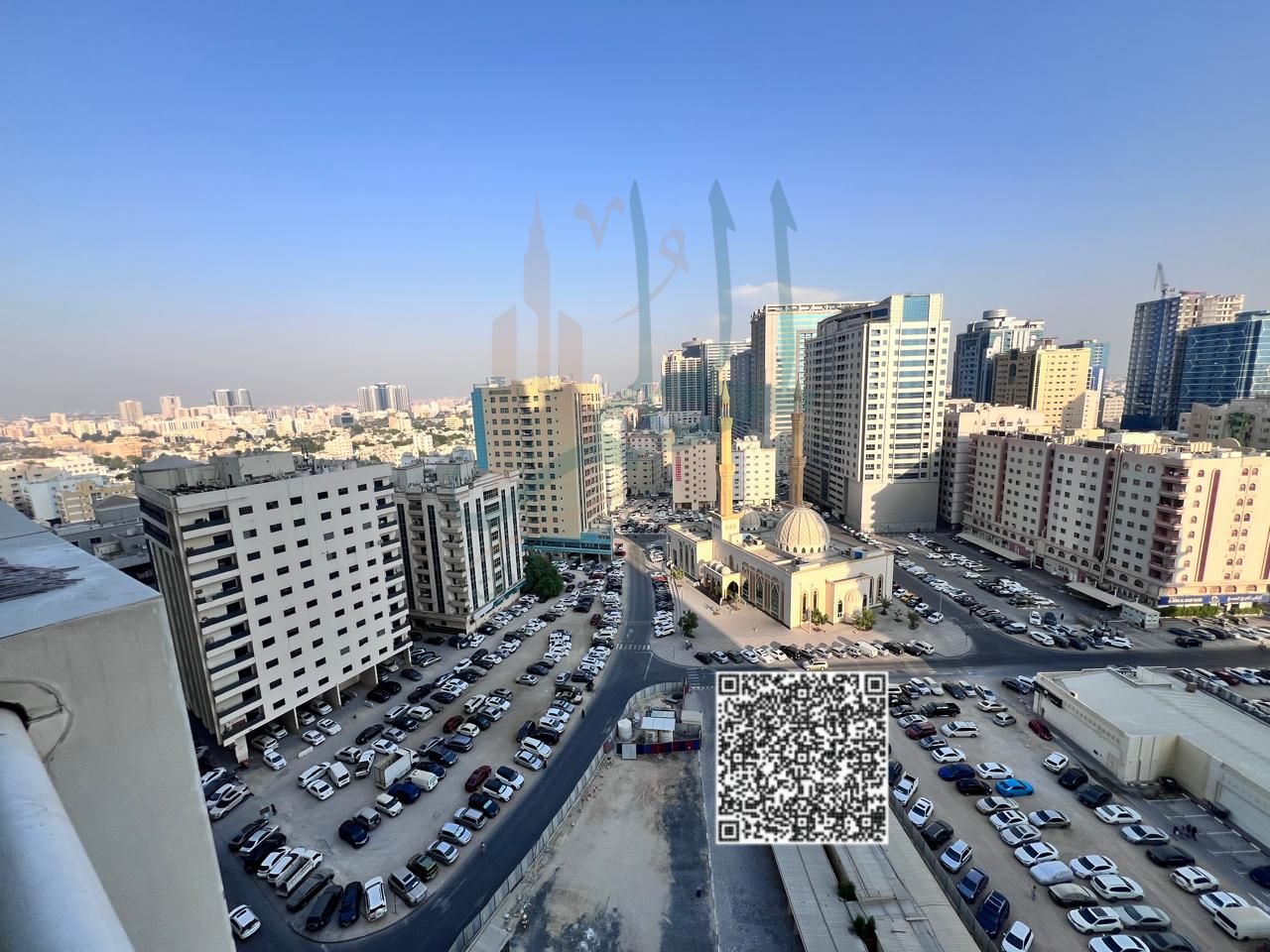 A distinguished apartment in Ajman One Towers featuring a beautiful view and high-end finishes, suitable for families and those seeking luxury
