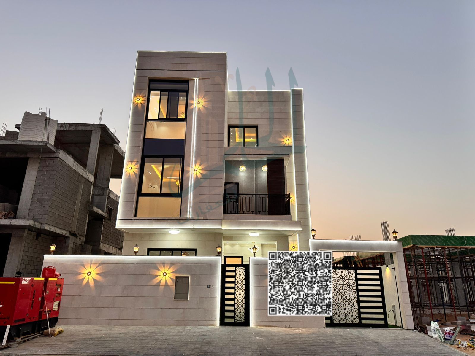 This luxurious villa is located in Al Zahia 2 – Ajman, one of the most prestigious and modern residential areas in the emirate, where luxury blends wi