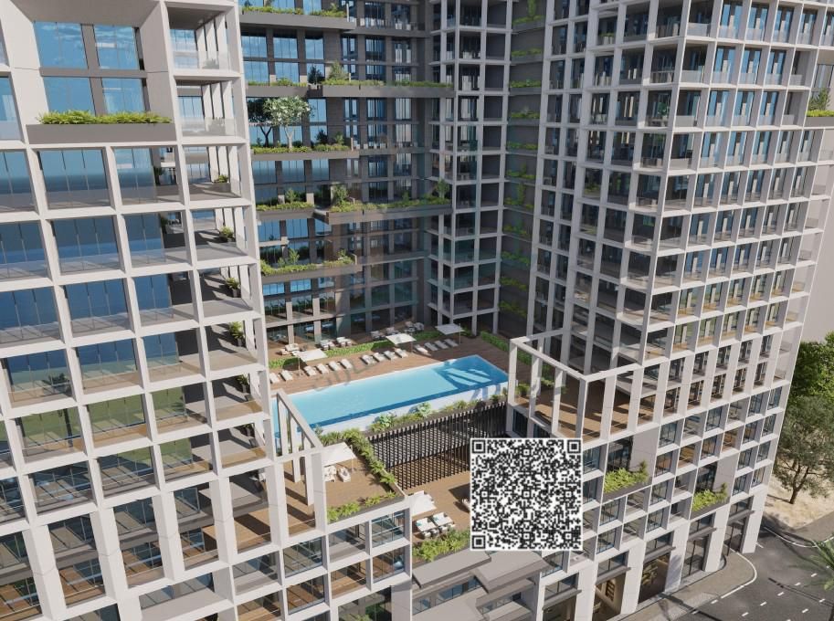 Luxury Studio with Partial Sea View in Mawjan Project – Ajman Corniche