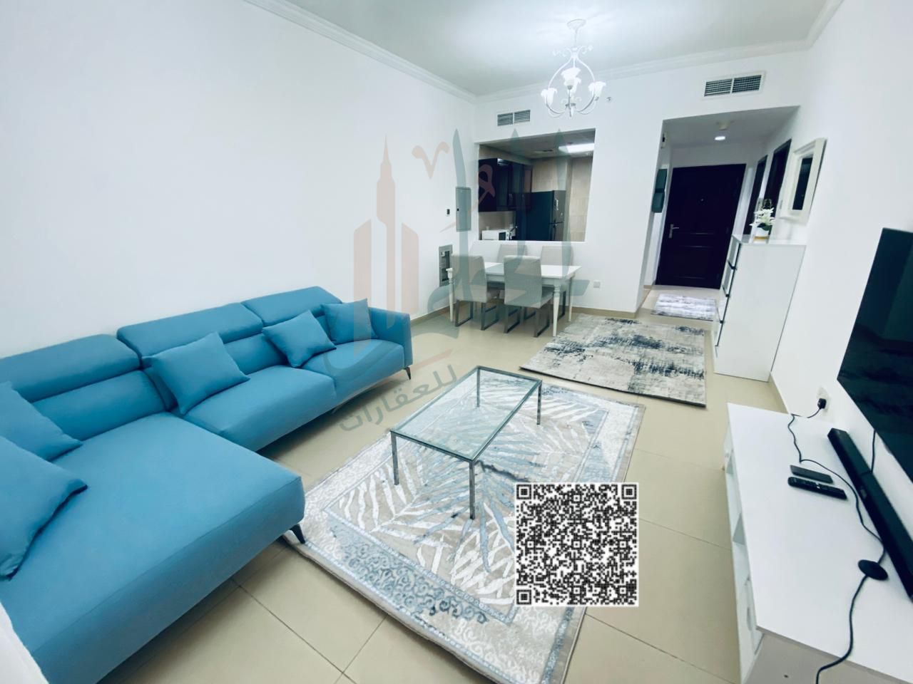 Furnished room and living area for monthly rent in Ajman First occupancy Directly opposite City Centre Ajman Very close to the Dubai and Sharjah exit